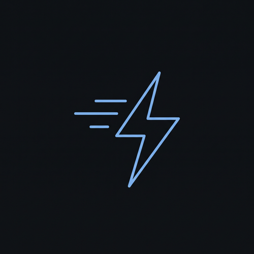 Skip the Line icon, a lightning bolt with speed lines